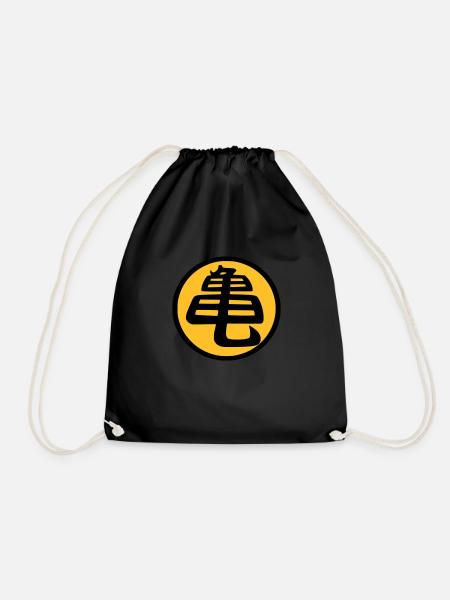 Kame (tortue) - Sac de sport léger - noir