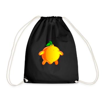 citron de dos - Sac de sport léger - noir - Devant