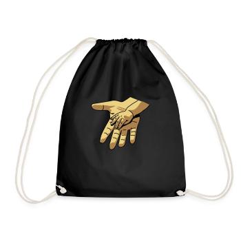 hand_in_hand - Sac de sport léger - noir - Devant