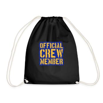 Official Crew Member Stamp - Sac de sport léger - noir - Devant
