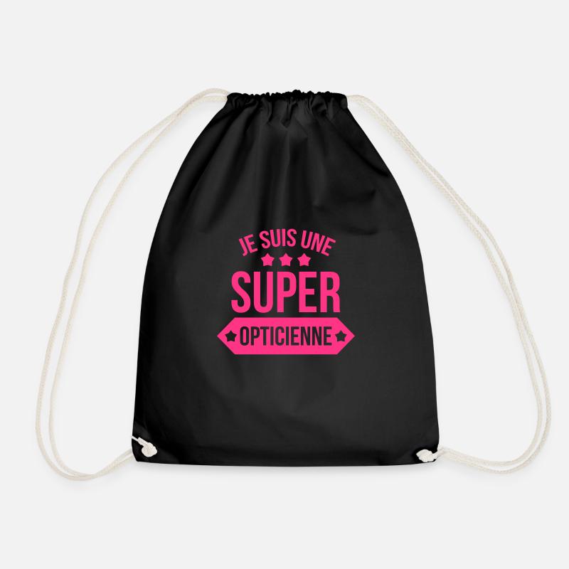 Je suis une Super Opticienne - Sac de sport léger - noir