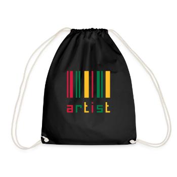 Art / Artist / Painting / Design / Music / Kunst - Drawstring Bag - black - Front