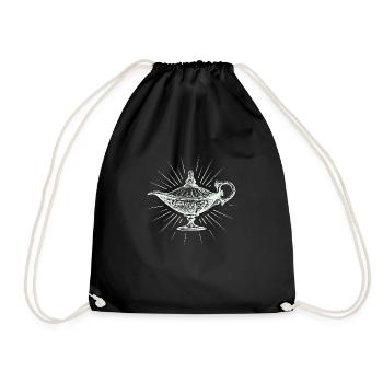 Magic Lamp - Drawstring Bag - black - Front