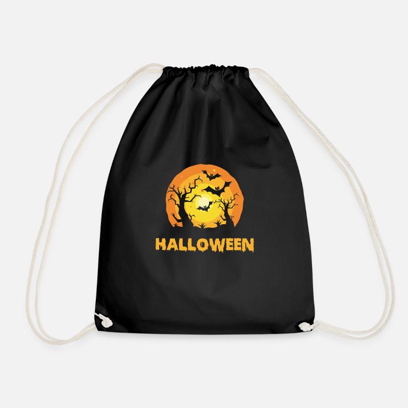 Halloween - Turnbeutel - Schwarz