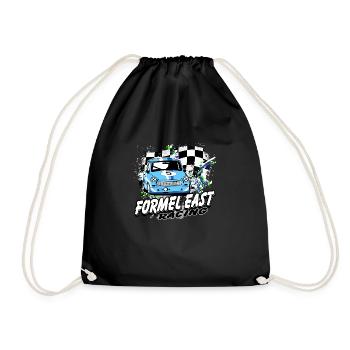 Formel East Racing - Turnbeutel - Schwarz - Vorne