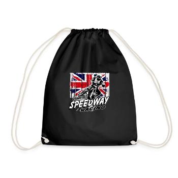 UK Speedway - Vintage Union Jack - Turnbeutel - Schwarz - Vorne