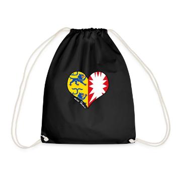 meine Heimat - Schleswig-Holstein - Turnbeutel - Schwarz - Vorne