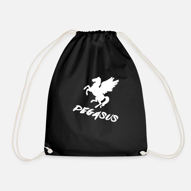 Pegasus - Turnbeutel - Schwarz