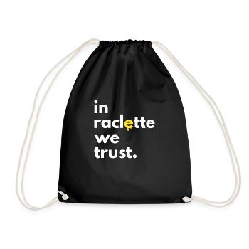 Humour Raclette - Sac de sport léger - noir - Devant