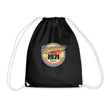 Légendaire depuis 1971 année de naissance 1971 - Sac de sport léger - noir - Devant