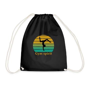 Gym spirit - Sac de sport léger - noir - Devant
