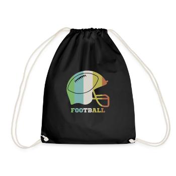 Casque de football - Sac de sport léger - noir - Devant