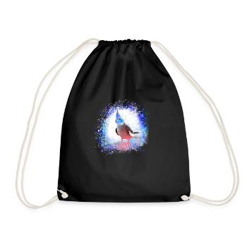 nyphensittich,perruque,oiseau,perruque,graffiti - Sac de sport léger - noir - Devant