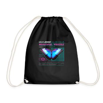 Vaporwave Retrowave Esthétique Retrowave - Sac de sport léger - noir - Devant