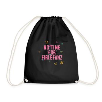 Dicton amusant - Pas de temps pour Firlefanz - Sac de sport léger - noir - Devant
