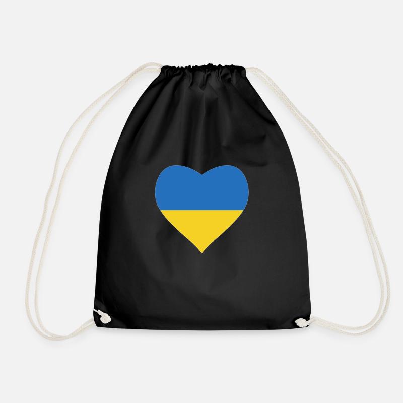 Ukraine - Drawstring Bag - black