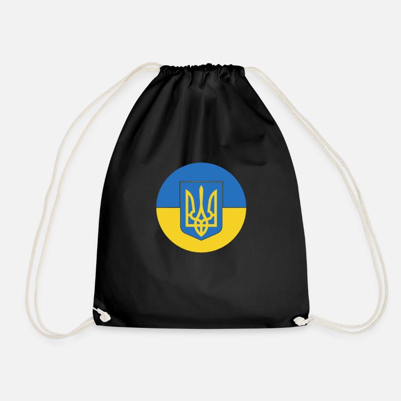 Ukraine - Drawstring Bag - black
