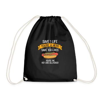 Hot Dog Maker Grill BBQ Hot Dog Grill Master - Sac de sport léger - noir - Devant