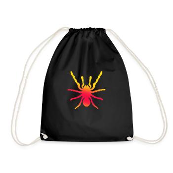 Spider, arachnid - Drawstring Bag - black - Front