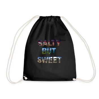 salty but sweet - Turnbeutel - Schwarz - Vorne