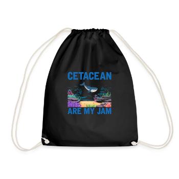 Zooologist Marine Biologist Marine Biology - Drawstring Bag - black - Front