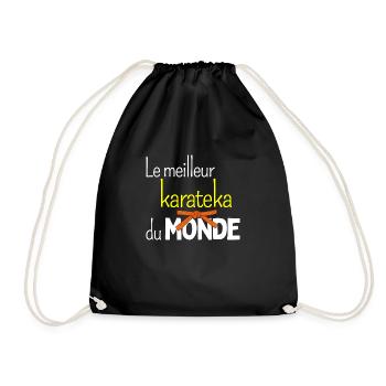 Le meilleur karateka - Sac de sport léger - noir - Devant