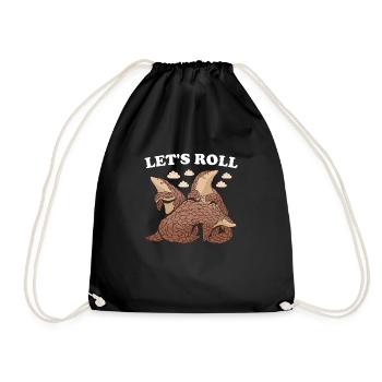 Roulons Pangolin - Sac de sport léger - noir - Devant