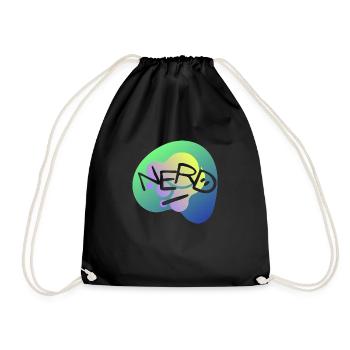 NERD - Turnbeutel - Schwarz - Vorne