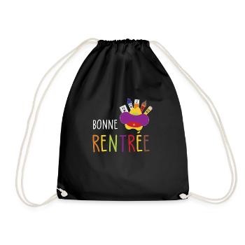 bonne rentrée / humour rentrée des classes - Sac de sport léger - noir - Devant