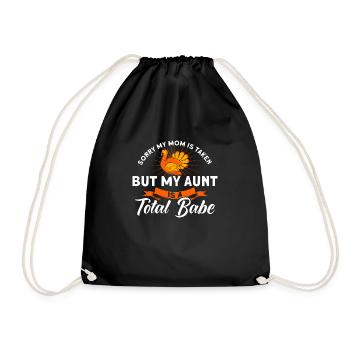 Aunts Aunt Sister Aunts Family Gift - Drawstring Bag - black - Front