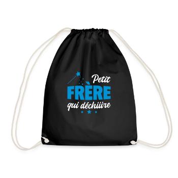 Petit-frère qui déchire - Sac de sport léger - noir - Devant
