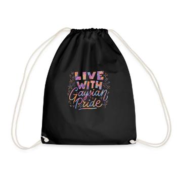 Gay Lesbian LGBTQ Pride Gaysian I Cadeau - Sac de sport léger - noir - Devant