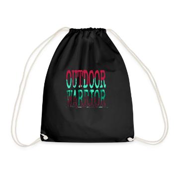 bear happy camping is in tents best mobile home - Drawstring Bag - black - Front