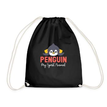 King Penguin Emperor Penguin Penguin Gift - Sac de sport léger - noir - Devant