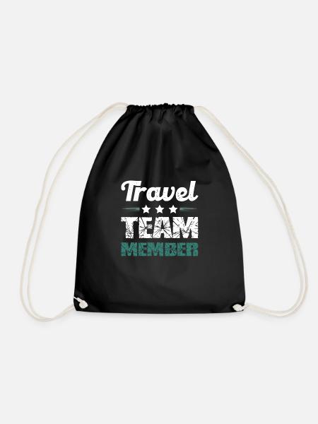Travel Team - Turnbeutel - Schwarz