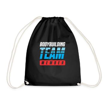 Équipe de musculation - Sac de sport léger - noir - Devant