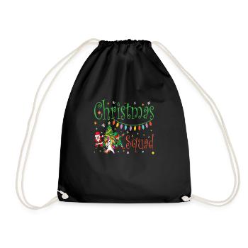 Christmas Squad - Drawstring Bag - black - Front