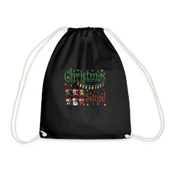 Christmas Squad - Drawstring Bag - black - Front