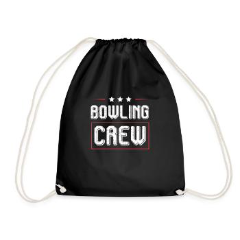Bowling Crew - Drawstring Bag - black - Front