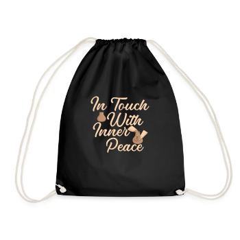 En contact avec l’artiste céramiste Inner Peace - Sac de sport léger - noir - Devant