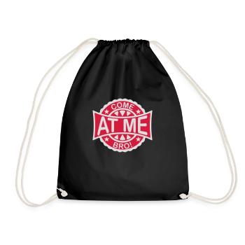 Viens à moi bro - Sac de sport léger - noir - Devant