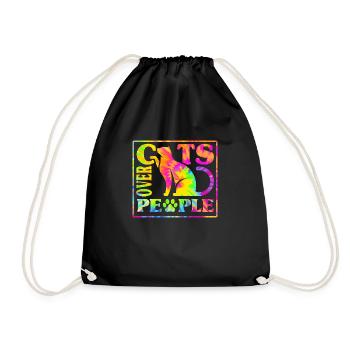 Chat Maman Chat Parents Chat Amoureux Cadeau - Sac de sport léger - noir - Devant