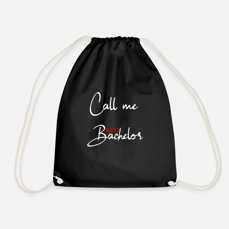 Bachelor 2023 Abschluss Promotion Sponsion - Turnbeutel - Schwarz