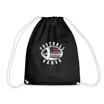 Jeux de football - Sac de sport léger - noir - Devant
