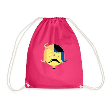 Herr Jeko - Turnbeutel - Fuchsia - Vorne