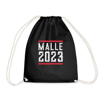 Malle 2023 - Drawstring Bag - black - Front