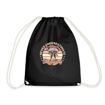 Catdiver Skydiving Skydiver paraglider Freefly - Turnbeutel - Schwarz - Vorne