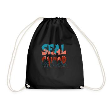 Eumetopias jubatus Déclaration Bday Foka Mammifère - Sac de sport léger - noir - Devant