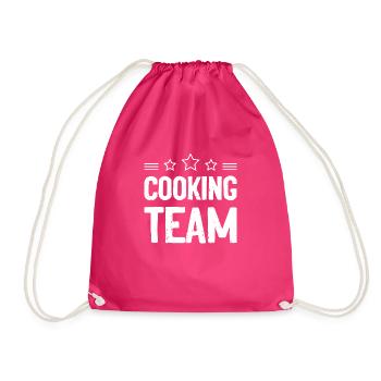 Équipe de cuisine - Sac de sport léger - fuchsia - Devant