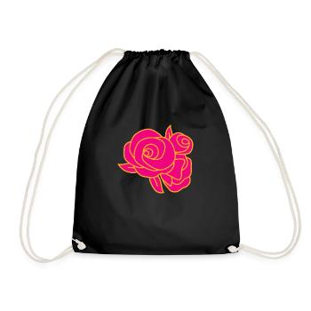 Florist Flower Plant Nature Gardener - Drawstring Bag - black - Front
